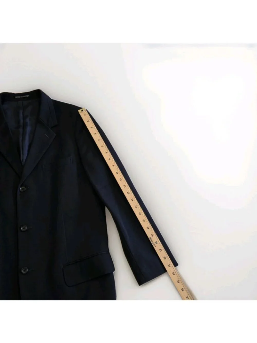 Vtg Y's Yohji Yamamoto Blazer Mens Sz 3/L Black Lined 3B Avant Garde Unisex Edgy